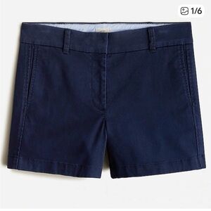 J. Crew Classic Chino Shorts, Navy Blue